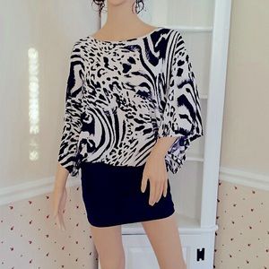 Arden B animal print mini dress.